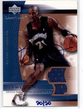 2004-05 Ultimate Collection Buy Back Signatures Kevin Garnett 03 Sweet Spot #20