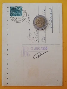 13134 Annullo NAVIGAZIONE MOTONAVE POSTALE ITALIANA ISOLA DI PROCIDA 1956 - Foto 1 di 2