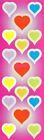 ~ Plain Colourful Heart Hearts Love Sandylion Stickers ~