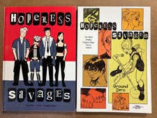 HOPELESS SAVAGES VOL 1 & 2 TPB SET (NM) ONI PRESS - JEN VAN METER - GROUND ZERO