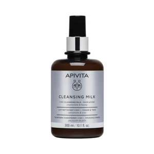 Apivita Cleansing Milk 3 in 1 Face & Eyes with Chamomile & Honey 300ml,Olive Oil - Picture 1 of 1