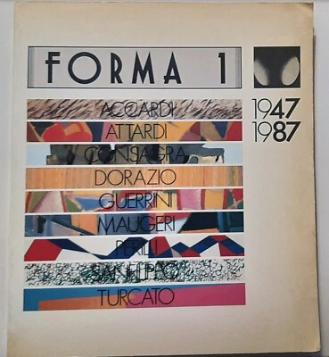 FORMA 1, 1947-1987, Catalogo Mostra Musèe de Brou, 1987 - Immagine 1 di 4