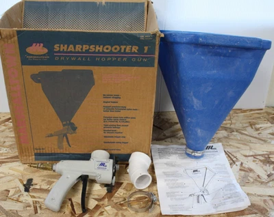 Пистолет-распылитель для гипсокартона Marshalltown SharpShooter 1 с бункером синий - Изображение 1 из 4
