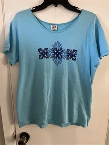 womens crazy shirts hawaii Size Large Blue/ vintage - Picture 1 of 6