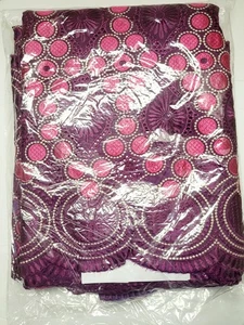 Embroidery Lace African Sewing Fabric Wedding Dress Prom Bridal 5YARDS - Picture 1 of 2