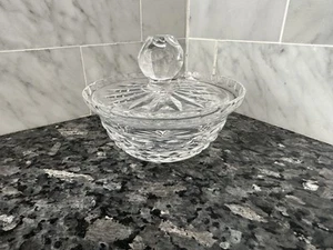 Waterford Crystal Short Honey Pot Jam Jar with Lid - Picture 1 of 8