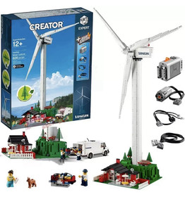 Wind Turbine 826pc building block set. NOT LEGO see description 100% complete