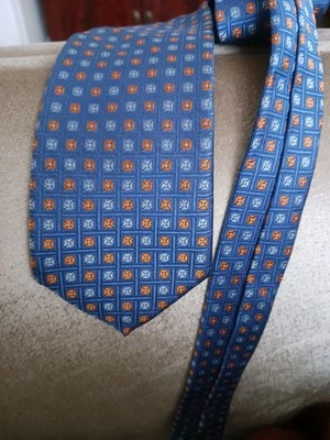 Nueva (Hecha en Italia) Corbata JOHN NORDSTROM (3" de Ancho) Real, Bronce, Cielo Foto 1 de 4