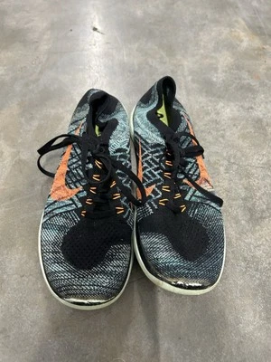 Nike Mens Free 4.0 Flyknit Running Shoes Black 717075-002 Low Top Knit 9.5 - Image 1 of 4