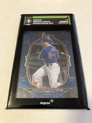 2023 Panini Select - Concourse Pete Crow-Armstrong #11 Blue Prizm (RC) Grade 9 - Image 1 of 4