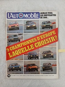 L'AUTOMOBILE N°395 05/1979 PEUGEOT 505 VW AUDI ALFASUD SIMCA 1308 RITMO TAUNUS - Picture 1 of 4