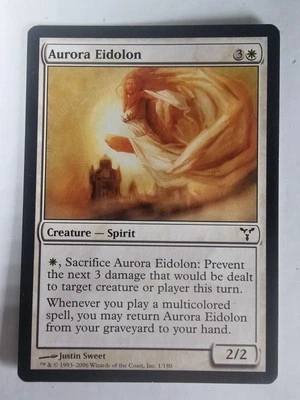 Aurora Eidolon - NM English MTG Magic The Gathering Dissension - We Combine Ship - Image 1 of 2