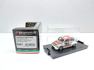 Fiat Abarth 1000 Berlina Trento Bondone 1971 #384 D. Gargan - 1/43 Brumm R431 - Foto 1 di 2