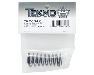 TKR6047 Tekno RC 65mm Front Shock Spring Set (Grey) (1.5 x 10.0T) WALL - Picture 1 of 1