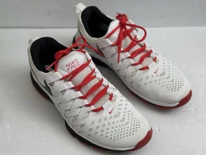 Nike Free Trainer 5.0 Schuhe weiß hellkarmesinrot schwarz 579809-106 Herren Größe 11,5 - Bild 1 von 11