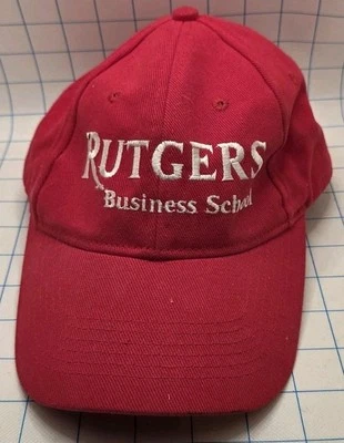 Gorra de béisbol Rutgers School of Business roja yunque bordada  Foto 1 de 4