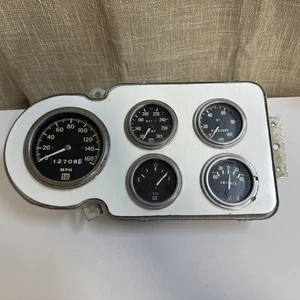 Vintage Stewart Warner 160 MPH Speedometer Gauge 3" Street Rat Rod Plus Oil Fuel - Bild 1 von 10