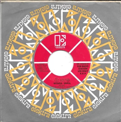 THE DOORS  Wishful Sinful / Who Scared You  rare promo 45 from 1969 - Image 1 of 2