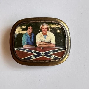 Dukes Of Hazzard Gürtelschnalle Bo & Luke Duke 1981 Vintage TV Show Memorabilia - Bild 1 von 8
