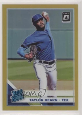 2019 Panini Donruss Optic Rated Rookies Gold Prizm /10 Taylor Hearn #54 - Image 1 of 2