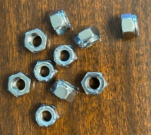 5/16-18 Stainless Steel Nylon Insert Hex Lock Nuts (QTY 50) NEW - Picture 1 of 2