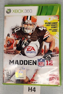 XBOX 360 MADDEN NFL 12 EA SPORTS   TESTED H4 - Image 1 of 3