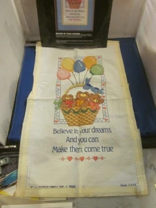 Dimensions Cross Stitch Kit Believe in Your Dreams #3053 Vintage FAST KOMPLETT - Bild 1 von 4