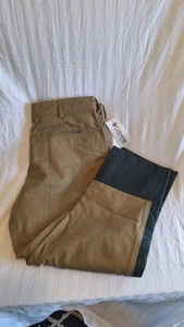 Columbia Pants Mens Tan Gray Briarshun Stout Brush Guard Canvas Hunting 42x30 - Picture 1 of 6