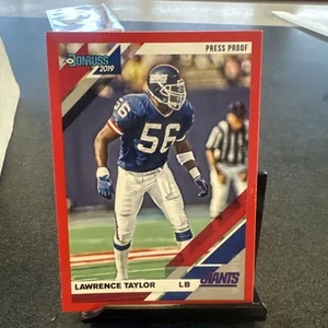 LAWRENCE TAYLOR 2019 Donruss Football RED PRESS PROOF #185 New York Giants C3 - Imagen 1 de 2