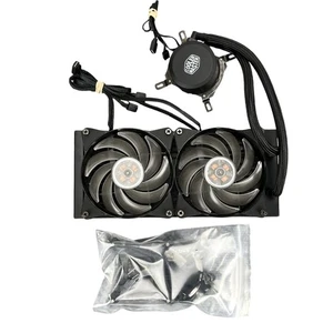 Cooler Master MasterLiquid ML240L RGB V2 AIO Liquid CPU Cooler Dual 120mm Fans - Afbeelding 1 van 14