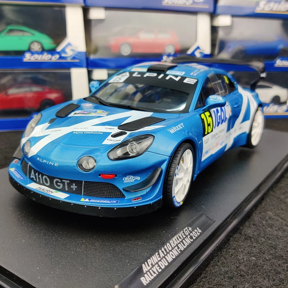 1/18 SOLIDO - RENAULT - ALPIUNE A110 RGT N 15 RALLY MONT BLANC 2024 1801631