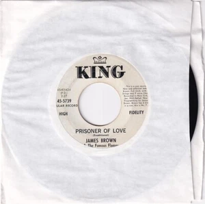 James Brown Prisoner of Love rare vintage promo 7" single Vinyl record 1963 - Picture 1 of 4