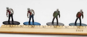 Jada Toy Metalfigs Nano The Walking Dead Diecast Qty: (4) - Picture 1 of 4