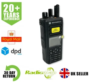 RADIO HOUSING KIT WITH KNOBS - BLACK FITS MOTOROLA DP4800 WITH SPEAKER ASSEMBLY - Picture 1 of 11
