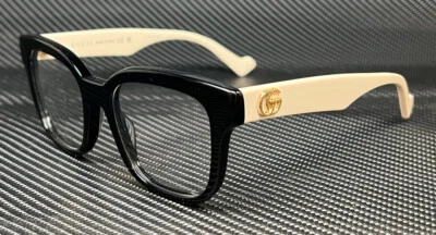 GUCCI GG0958O 005 Black White Women's 52 mm Medium Eyeglasses - Image 1 of 4