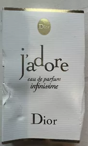 DIOR J'ADORE INFINISSIME Eau De Parfum EDP Sample Spray 0.03 fl oz 1 ml NEW - Picture 1 of 2