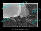 Old 8X6 Historic Photo Of Borth Wales Aerial View Of The Town C1950 3