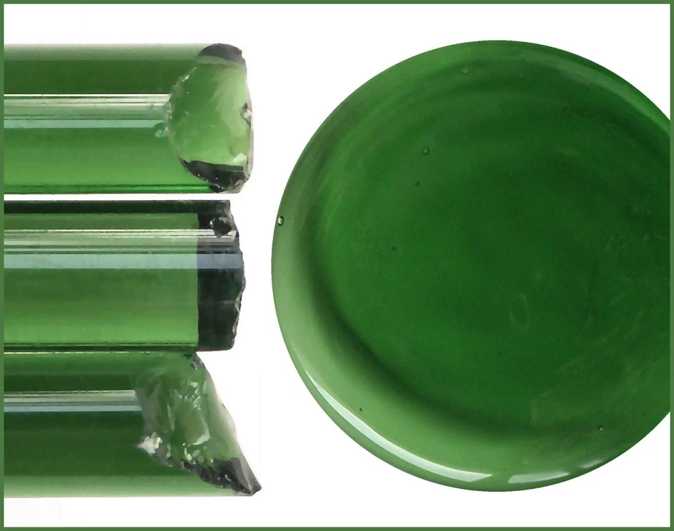 SalbeiGrün Transparent (5/6mm) maschinengezogen - Effetre T019M