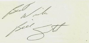 "New York Islanders" Billy Smith Hand Signed Album Page JG Autographs COA