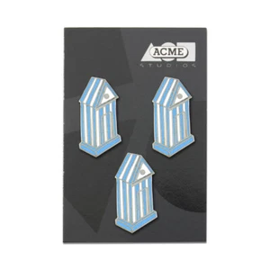 Vintage ACME Studio “Cabana” Cufflinks Tie Tack Set by Architect ALDO ROSSI NEW - Picture 1 of 4