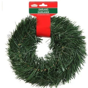  Christmas House 15 FT Wired Holiday Green Pine Garland Decor Indoor/Outdoor  - Picture 1 of 2