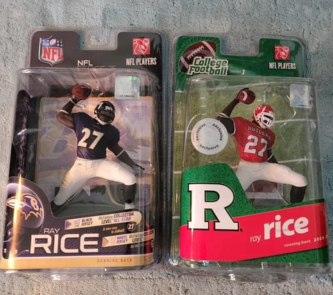 Baltimore Ravens McFarlane Figures Lot (2) Ray Rice NFL  and College Cover