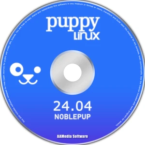 Puppy Linux NoblePup 24.04 Live Bootable Installation DVD Light Operating System - Picture 1 of 1