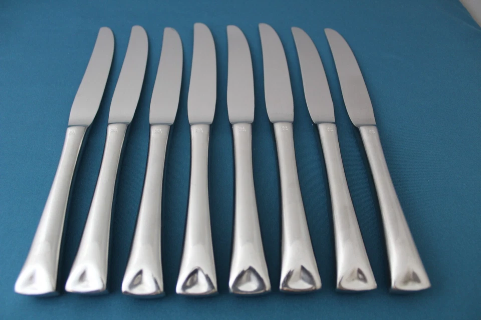 8 件晚餐刀空心至尊餐具毛巾命运 18/8 不锈钢日本 9 3/8 — 第 1/4 张图片