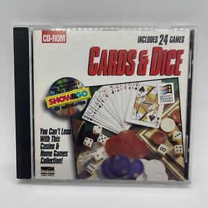 Vintage Cards & Dice (24 Games, CD-ROM, 1995, Windows)