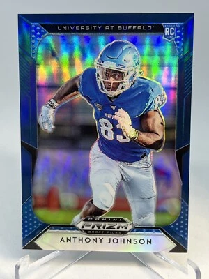 2019 Panini Prizm Draft Draft Picks Blue Prizm Anthony Johnson #117 Rookie RC - Image 1 of 2