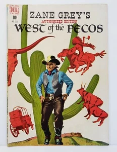 Cómic de cuatro colores Dell gris Zane #222 oeste de los pecos 1949 western - Imagen 1 de 7