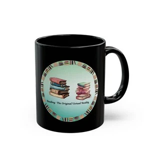 TAZA-Biblioteca, amante de los libros, regalo para lectores, literario-11 oz o 15 oz - Imagen 1 de 11