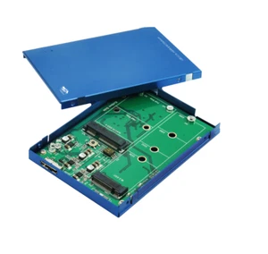 USB 3.1 / 10Gps Micro B Type pour SSD M.2 et SSD mSATA Simultané - Photo 1/4