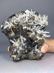 Rocas SS - Cuarzo, Esfalerita, Pirita (Mina Huaron, Perú) 2.88lbs - Imagen 1 de 7